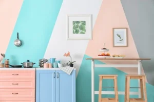 Bright kitchen interior